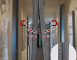magnetic suction curtain